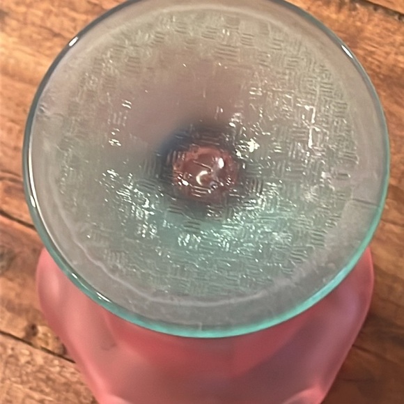 Vintage Dinks Libbey purple blue Ice Cream Sundae Dessert Cup - Picture 5 of 6